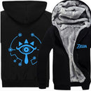 Link Hoodie Anime Breath of the Wild Cosplay Costumes Winter Coat Jacket Men's Warm Sweatshirts