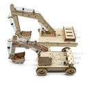 Juguetes STEM para niños, juego de tecnología de experimentos de ciencia educativa, modelo de excavadora hidráulica DIY, rompecabezas, juguetes pintados para niños