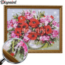 Dispaint Full Square/Round Drill 5D DIY Diamond Painting "Green car" Embroidery Cross Stitch 3D Home Decor A11511
