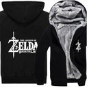 Link Hoodie Anime Breath of the Wild Cosplay Costumes Winter Coat Jacket Men's Warm Sweatshirts