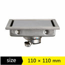 AODEYI Floor Drain Tile Insert Square Floor Waste Grates Bathroom Shower Drain 110 x 110MM And 150x 150MM 304 Stainless Steel