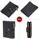 COWATHER 2021 Men Wallet Cow Genuine Leather Wallet New Arrival Cowhide Male Purse Big Capacity Short Men Purse Free Shipping