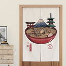 Japanese Style decorative door curtain fabric cloth home screens partition bathroom sushi kitchen restaurant curtains