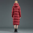 90% White Duck Down Jacket 2021 Women Winter Jacket Long Thick Coat For Women Hooded Down Parka Warm Female Clothes Waterproof