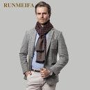 2018 New design plaid scarf for men 180x30cm Cashmere scarf Thicken winter warm scarf Scarves for dad and boyfriend gifts stock