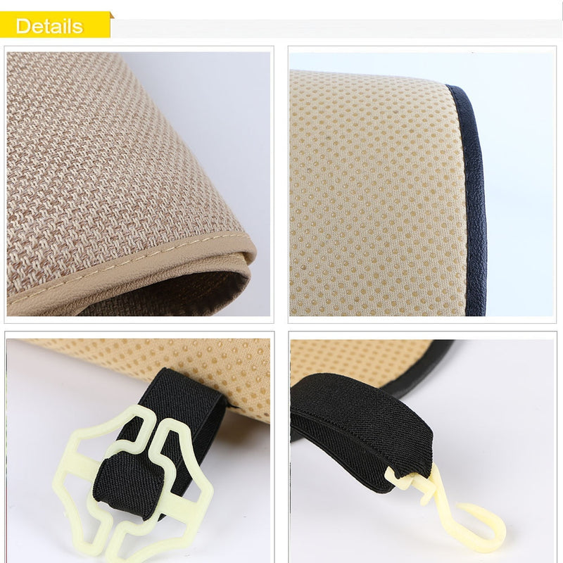 Slim Design Front Car Seat Covers/Universal linen seat cushion cover protection Auto Seat Fit Interior Accessories