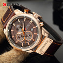 CURREN Brand Watch Men Leather Sports Watches Men&