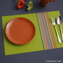 Home Decorative Table Mats PVC 45x30CM Table Placement Fashion Table Placemat Stain-resistant Table Pad Place Mat Set of 4PCS