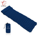HOMFUL Outdoor Isomatte Camping Pad mit Kissen Luftmatratze Aufblasbares Kissen Schlafmatte Schnelle Füllung Feuchtigkeitsfest