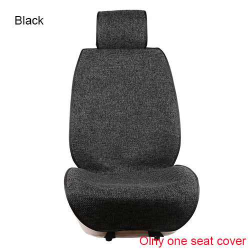 Slim Design Front Car Seat Covers/Universal linen seat cushion cover protection Auto Seat Fit Interior Accessories