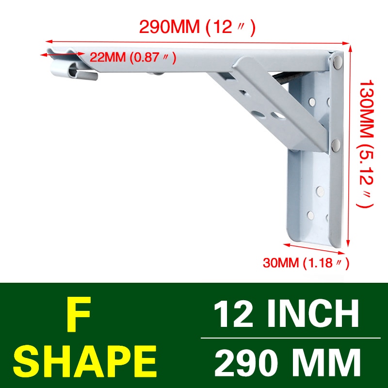 NAIERDI 2PCS Triangle Folding Angle Bracket Heavy Support Adjustable Wall Mounted Bench Table Shelf Bracket Furniture Hardware