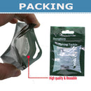 50 PCS Round Rig Rings  Matt Black 3.1mm 3.7mm  Non Reflective Carp Fishing Terminal Tackle Carp Fishing Rig Making Material