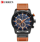 CURREN Brand Watch Men Leather Sports Watches Men&