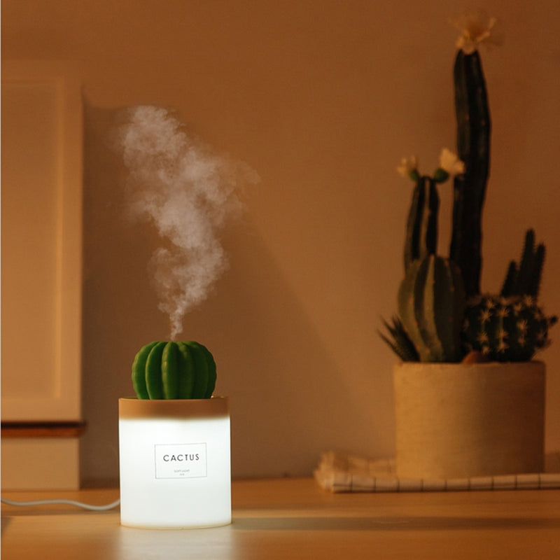 USB Aroma Ätherisches Öl Diffusor Ultraschall Cool Mist Luftbefeuchter Luftreiniger Weiches warmes LED Nachtlicht für Office Home Car