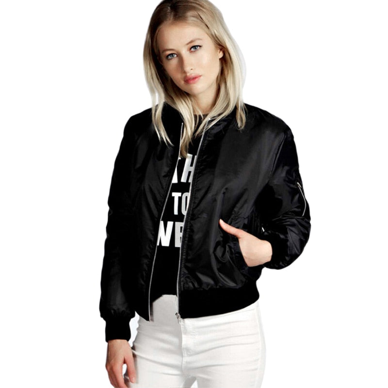 2022 Mode Sommer Windjacke Frauen Jacke Mäntel Langarm Basic Jacken Bomber Dünne Frauen Arbeitskleidung Jacke Weibliche Outwear