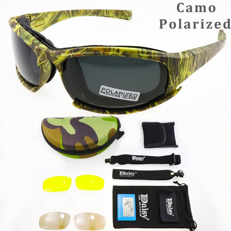2020 X7 Polarized Photochromic Tactical Goggles Military Glasses Army Sunglasses Men Shooting Eyewear Hiking Eyewear UV400