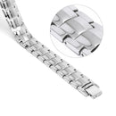 Vivari Men's Health Magnetic Bracelet For Men Silver Plated Pure Titanium Bangle Magnetic Ion Germanium Far Infar Red Bracelets