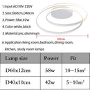 Gran oferta de luces de techo LED modernas para sala de estar, dormitorio, comedor, luminarias, lámparas de techo blancas y negras, accesorios AC110V 220V