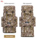 85L Large Capacity Backpack Nylon Waterproof Military Camouflage Molle Army Bag Men Backpack Rucksack for Hike Travel Backpacks