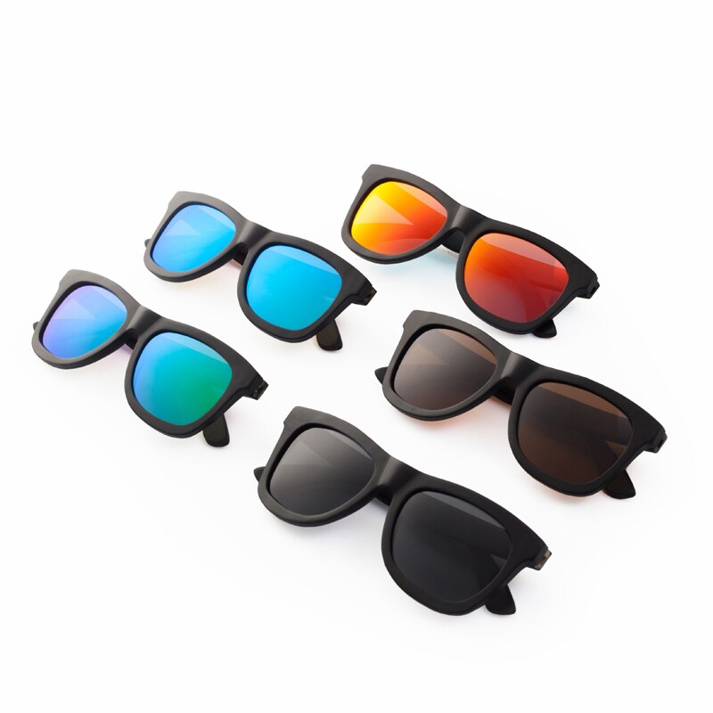 Retro Hölzerne weibliche Sonnenbrille männliche High-End-Marke geschnitztes Design schwarz brauner Bambusrahmen polarisierte Strandbrille