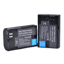 2X 2650mAh LP E6 LPE6 LP-E6 E6N Battery + LED Dual Charger For Canon EOS 5DS R 5D Mark II 5D Mark III 6D 7D 70D 80D Camera