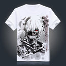 Tokyo Ghoul T-shirt New Japan Anime Ken Kaneki Cosplay Costume Comfortable Breathable Milk Fiber T Shirt For Men Women Tops Tees