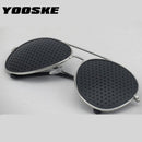 YOOSKE Retro Pinhole Sunglasses for Women Men Small Holes Eyeglasses Vision Care Glasses Unisex Eyesight Improver Glasses