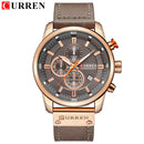 Top Brand Luxury CURREN Fashion Leather Strap Quartz Men Watches Casual Date Business Male Wristwatches Clock Montre Homme