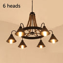 American Chandelier Rural Loft Iron Retro Industrial Wind Restaurant Bar Clothing Store Hot pot Internet Cafe Boat Chandelier