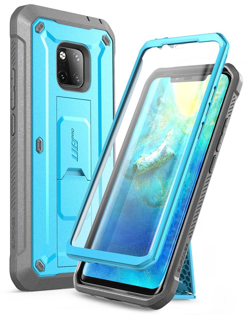 SUPCASE para Huawei Mate 20 Pro Estuche LYA-L29 UB Pro Estuche resistente de cuerpo completo resistente con protector de pantalla incorporado y soporte