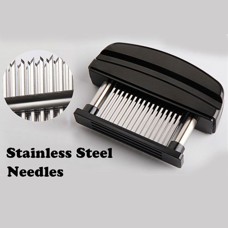 Professional Meat Tenderizer 48pcs Stainless Steel Needles Steak Meat Tender Kitchen Cooking Tools for Meat Hammer