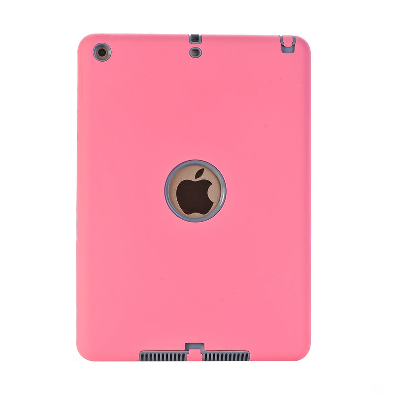 Cases For  iPad 9.7&quot; 2017 2018(A1822/A1893),High-Impact Shockproof 3 Layers Soft Rubber Silicone+Hard PC Protective Cover Shell