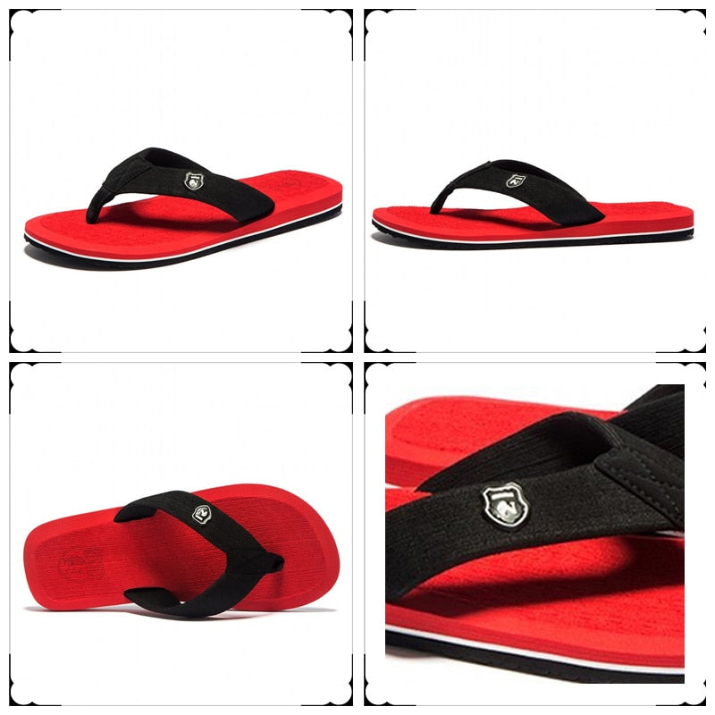 Neue Herren Flip Flops Sommer Strand Sandalen Hausschuhe für Herren Rutschfeste Slip-on Flats Schuhe Herren Plus Größe 48 49 50 Sandalen Pantufa