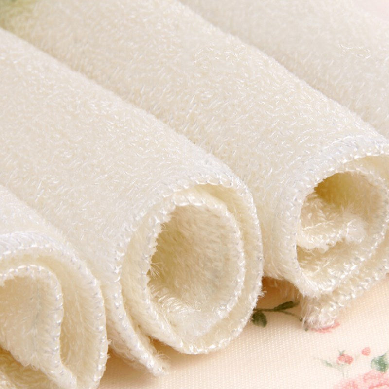 5/20 STÜCKE Geschirrtuch Bambusfaser Hocheffizientes Anti-Fett-Reinigungstuch Waschhandtuch Magic Kitchen Cleaning Wischlappen