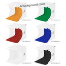 20cm 2 Led Mini Lightbox Product Shoot Light Box Easy Used Photo Studio Softbox Photography Box Light Tent Photo Background Kit