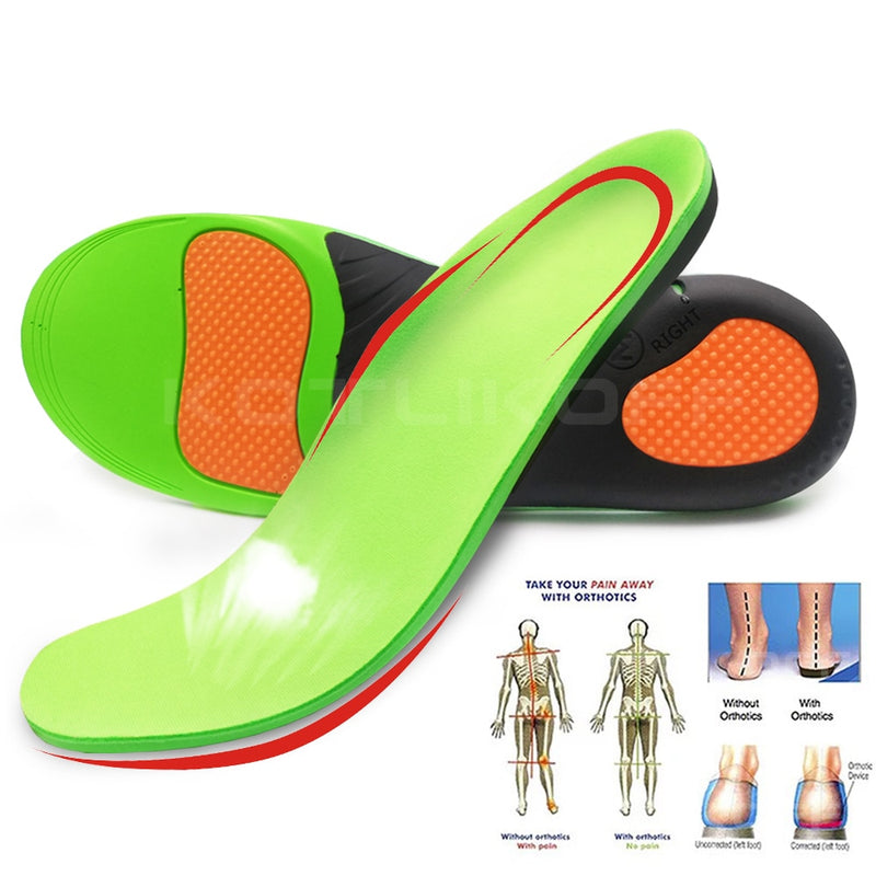 Best Orthopedic Shoes Sole Insoles For Shoes Arch Foot Pad X/O Type Leg Correction Flat Foot Arch Support Sports Shoes Inserts