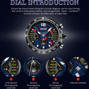 2022 New MEGIR Watch Men Luxury Brand Silicone Sport Chronograph Quartz Clock Mens Watches Waterproof Date Military Wrist Watch