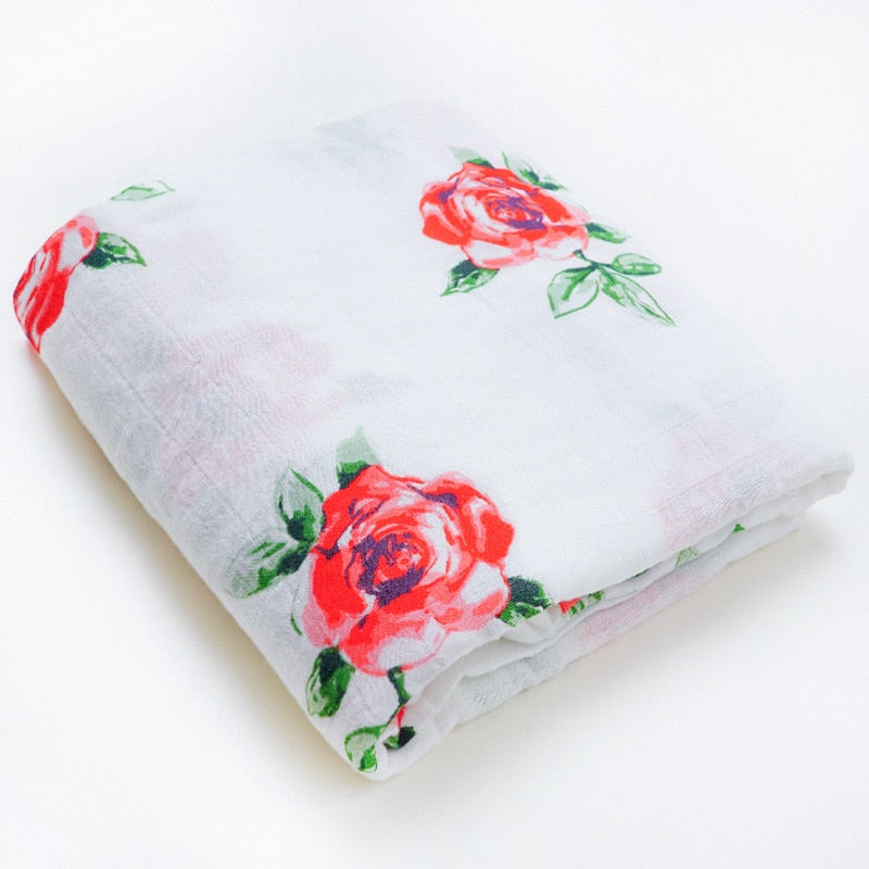 Muslinlife Cotton Bamboo Baby Receiving Blanket Soft Newborn Baby Blanket Bath Towel Infant Muslin Swaddle Wrap Baby Accessories