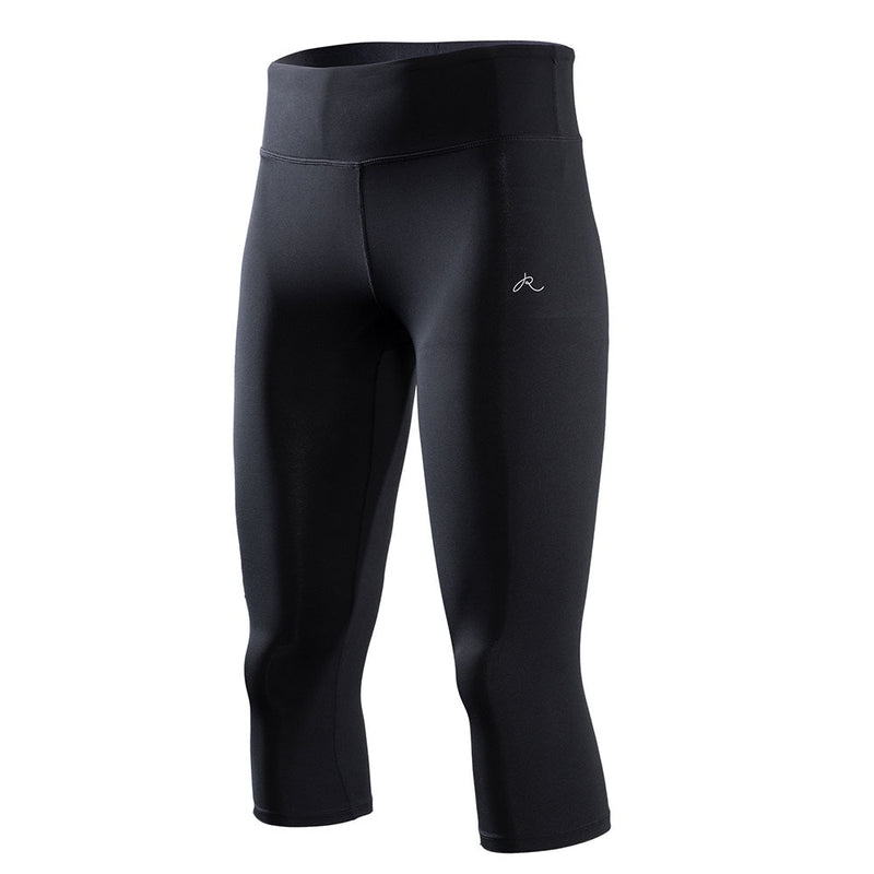 RION, pantalones de Yoga para mujer, mallas recortadas de Yoga para Fitness 3/4, mallas elásticas de realce para entrenamiento de cintura alta, mallas deportivas para gimnasio, Capris para correr