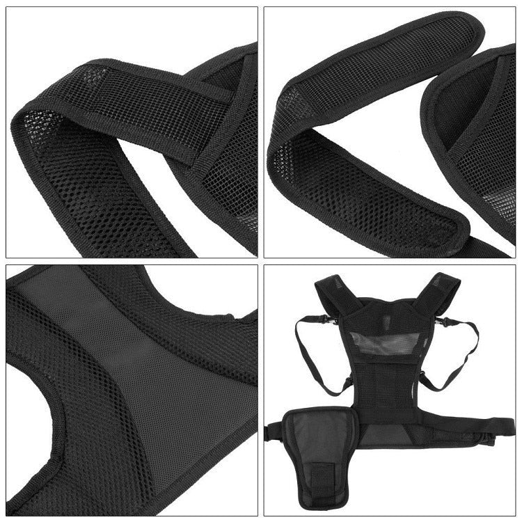 Carrier II Multi Dual 2 Camera Carrying Chest Harness System Vest Quick Strap with Side Holster for Canon Nikon Sony Pentax DSLR