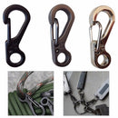 10 Pcs Camping Equipment Survival EDC Paracord Carabiner Snap SF Spring Clip Hiking Hook Backpack Tactical Buckle Camp Kit