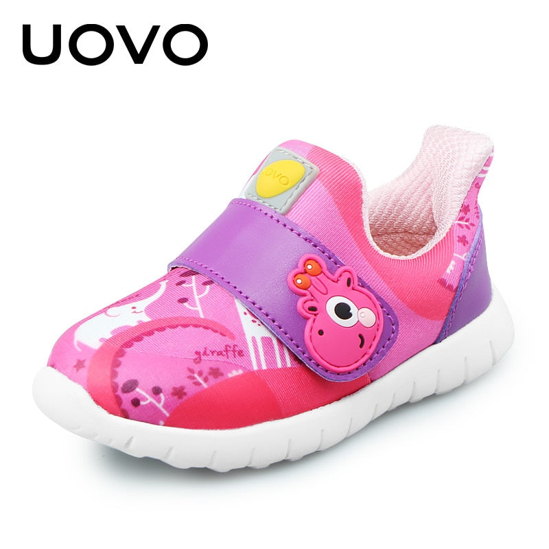 UOVO Baby-Kleinkind-Freizeitschuhe, Jungen, Mädchen, Frühling, atmungsaktiv, kleine Kinderschuhe, Klettverschluss, Größe Nr. 22–30