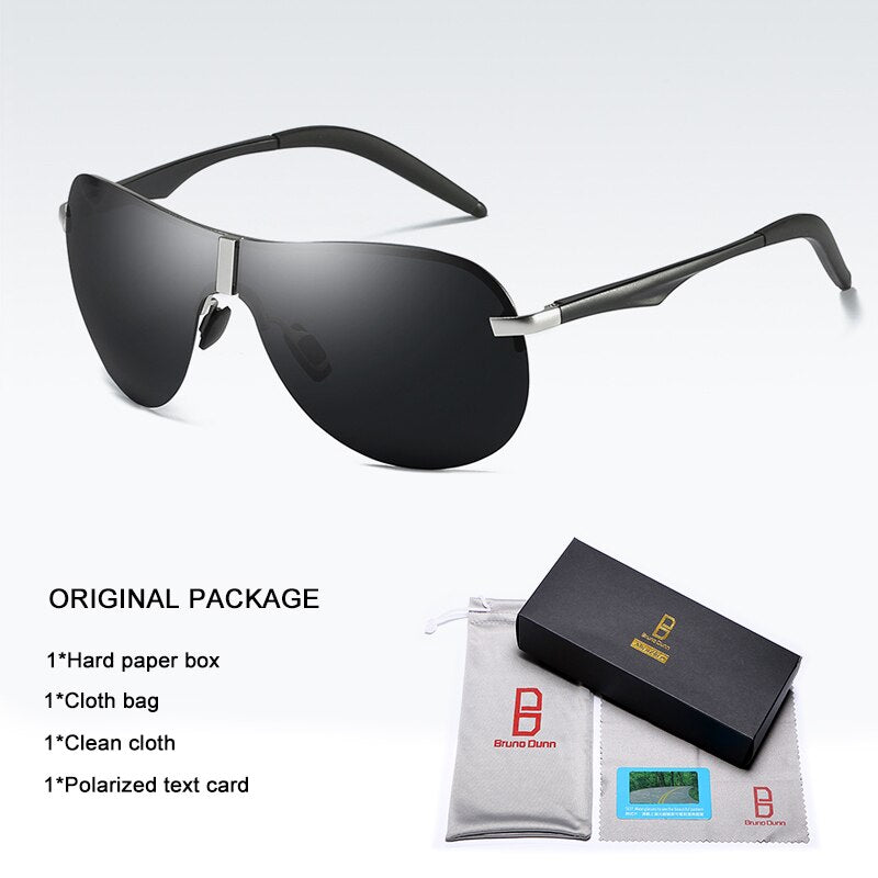 Bruno Dunn AVIATION Sonnenbrille Herren Polarisierte UV400 Hochwertige Marke Design 2020 Sonnenbrille für männliche Oculos de Sol Masculino
