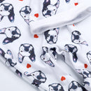 Baby Overalls Bulldog Long Sleeve Rompers Clothing Cotton Dog Anima 2022New Autumn/Winter Newborn Girl Boy Jumpsuit hat