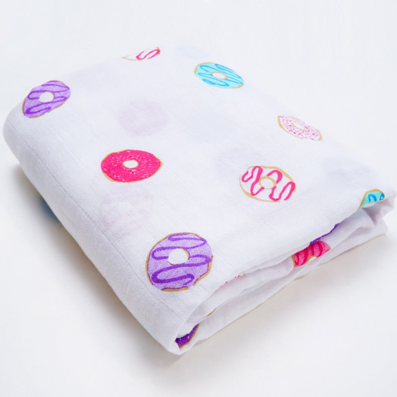 Muslinlife Cotton Bamboo Baby Receiving Blanket Soft Newborn Baby Blanket Bath Towel Infant Muslin Swaddle Wrap Baby Accessories