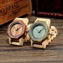 BOBO BIRD M25 Women Wooden Watch Luxury Quartz Movement Lightweight Ladies Wristwatch Relojes de mujer With Gift Box