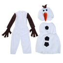 Comfy Deluxe Plush Adorable Child Halloween Costume For Toddler Kids Favorite Cartoon Movie Snowman Olaf Party Dress-up
