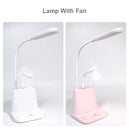 USB Rechargeable LED Desk Lamp Touch Dimming Adjustment Table Lamp for Children Kids Reading Study Bedside Bedroom Living Room