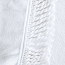 Hojas verdes Verano Toalla de playa redonda Microfibra con cordón Mochila Bolsa Toallas de baño Estera Bikini Cubrir con borlas Suave