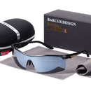 BARCUR Sports Eyewear Aluminium Sunglasses Men Polarized Sun glasses Women glasses Anti-Reflective shades oculos de sol feminino